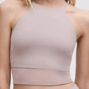 Lululemon - Nulu High-Neck Mesh-Hem Tank Top Light Support - Size S - BNWT